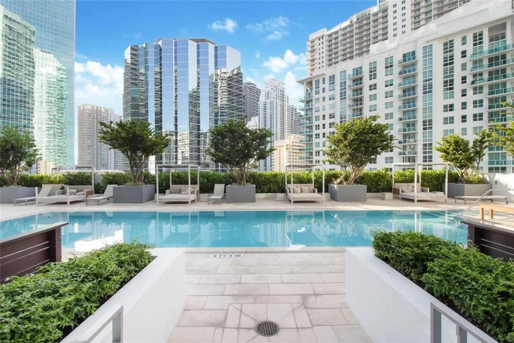 Lovely Upscale Condo Gorgeous View 2Bd 2Bath In Brickell Miami Exteriér fotografie