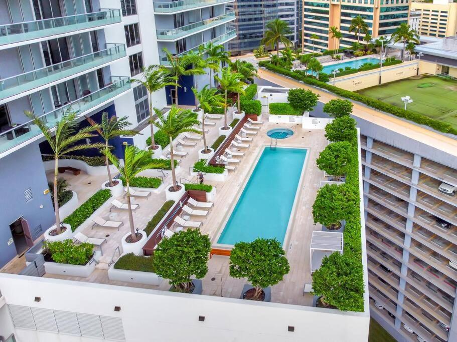 Lovely Upscale Condo Gorgeous View 2Bd 2Bath In Brickell Miami Exteriér fotografie